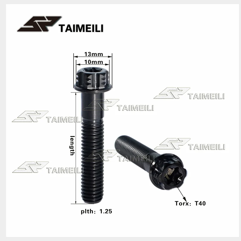TAIMEILI 1 шт. винт из титанового сплава с торцевой головкой фланцевый фоторемень/M1 20