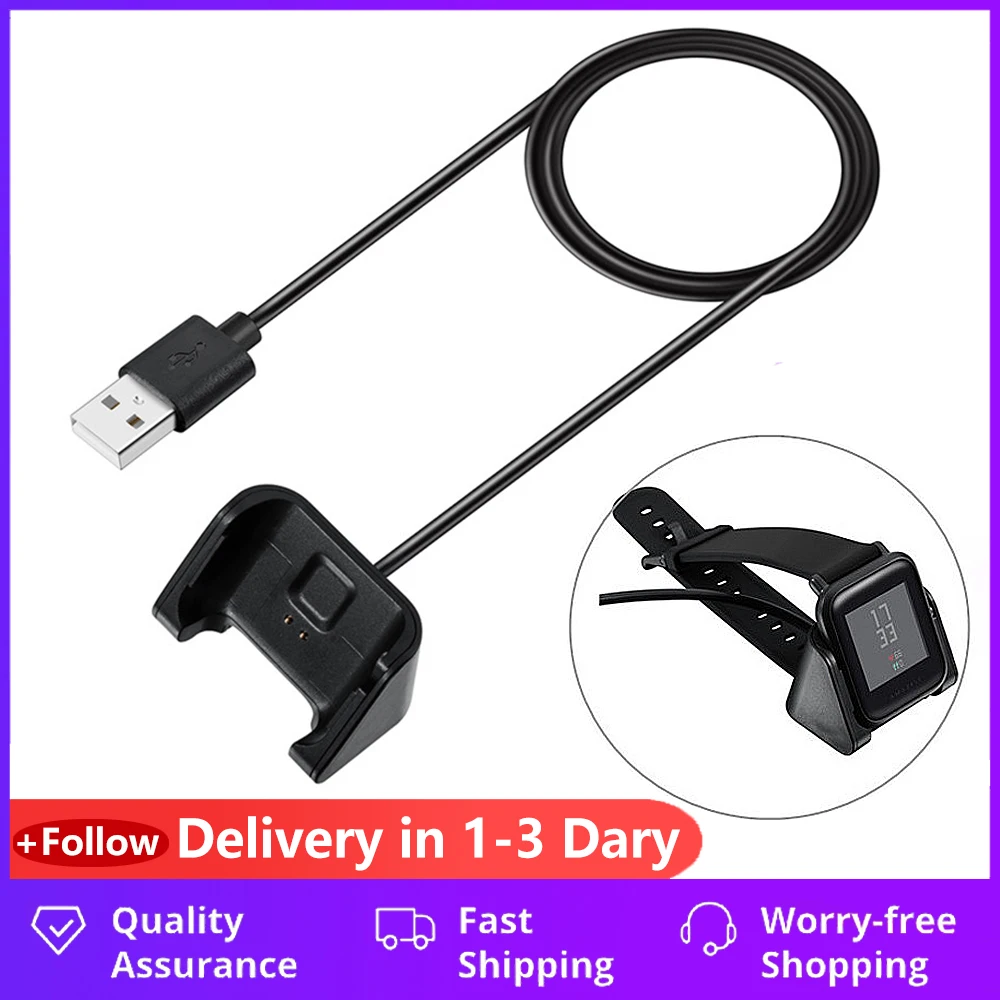 Usb зарядный кабель док станция зарядное устройство для Xiaomi Huami Amazfit Bip Смарт часы