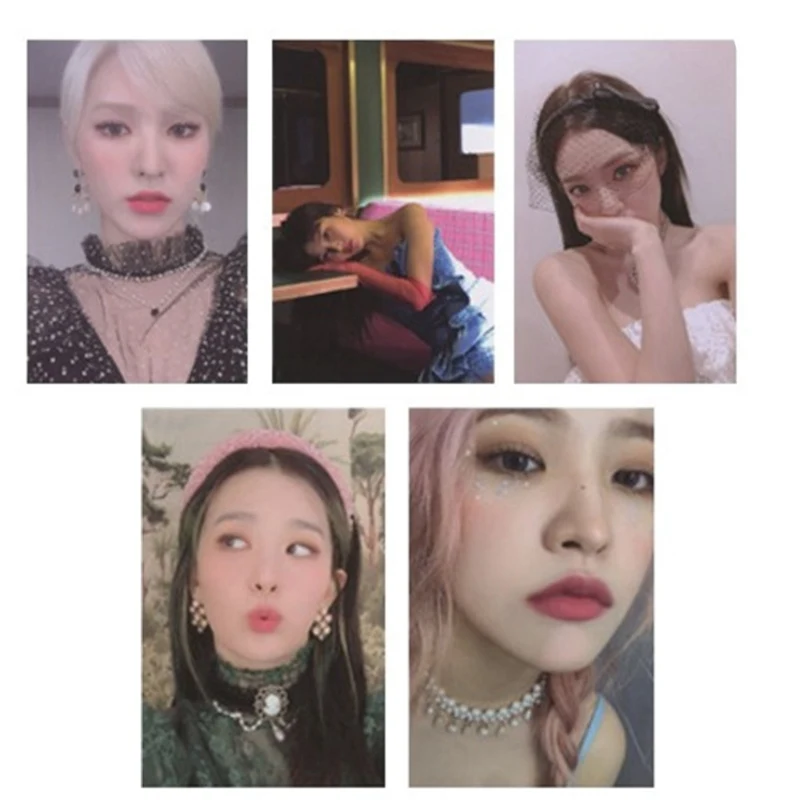 

10Pcs/set Photo Card Cards Self Made KPOP Girls PSYCHO New Album LOMO Card Photocard For Fans Collective Gift