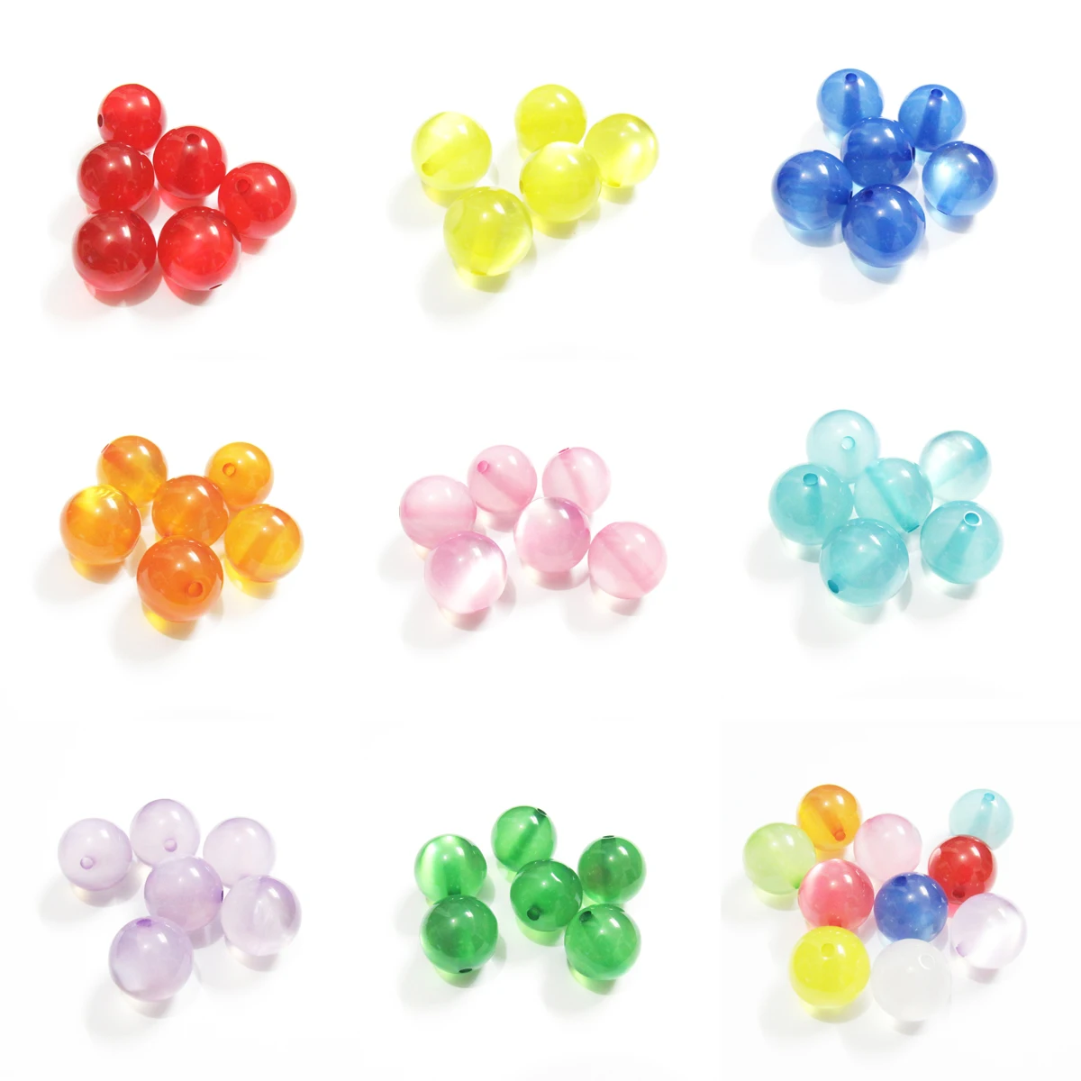 

Wholesale Newest 20mm 100pcs/bag ,Imitation Bright Cat's Eye Beads For Chunky Jewelry/Necklace Making