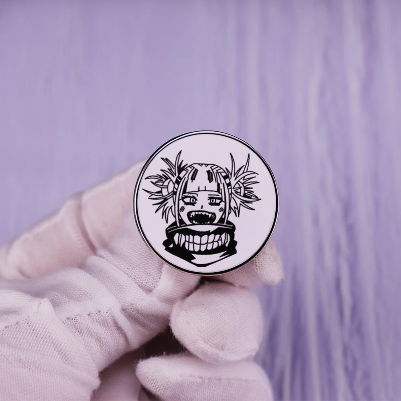 Брошь Ahegao в стиле Харадзюку с изображением героев моя геройская академия