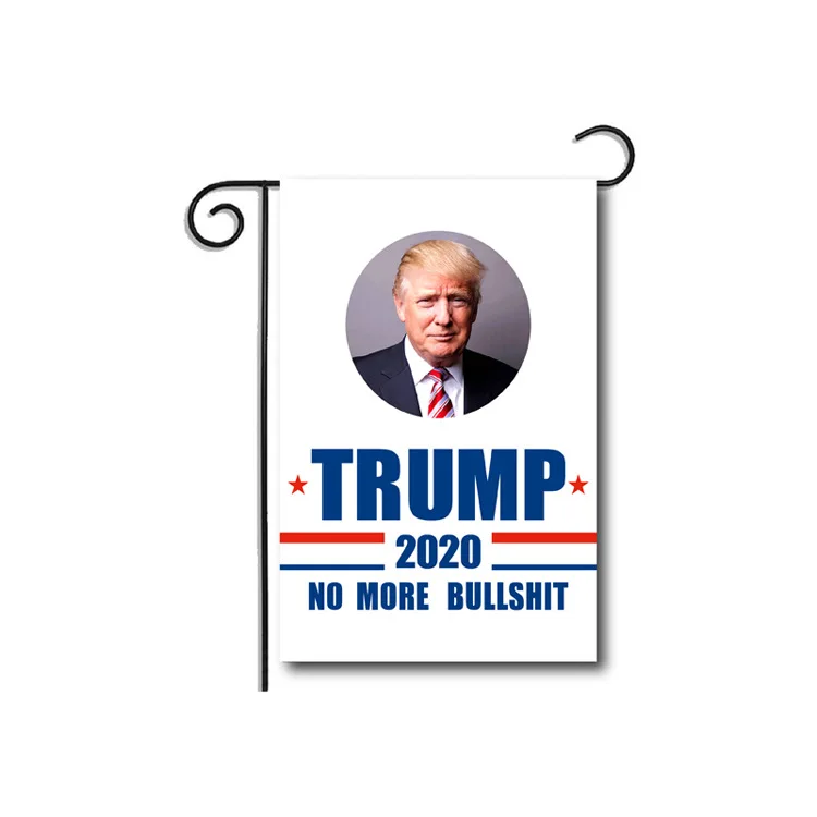 Aerlxemrbrae-Bandera de jard&iacute;n personalizada, 30x45cm, Donald Trump, Bandera de jard&iacute;n, Donald para 2020, Presidente, EE. UU., env&iacute;o gratis-2