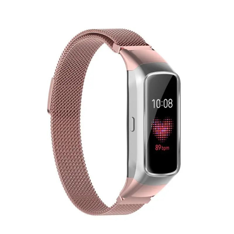 Магнитная Нержавеющая Сталь замена часы ремешок для samsung Galaxy fit SM-R370 браслет