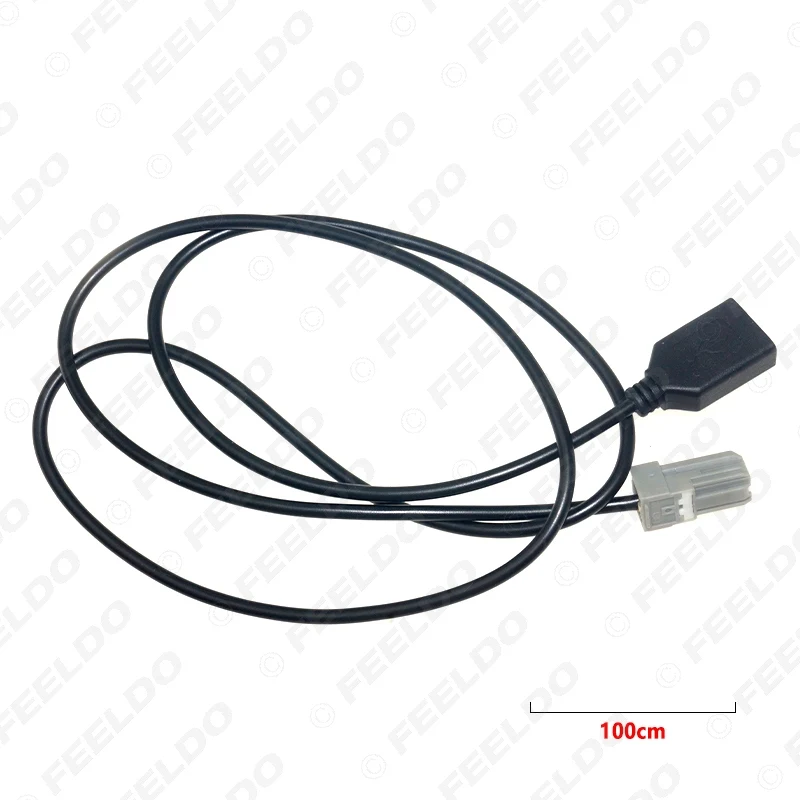 Автомобильный аудиовход Aux FEELDO 1 шт. оригинальный переходник для Toyota RAV4 EZ Verso Camry #