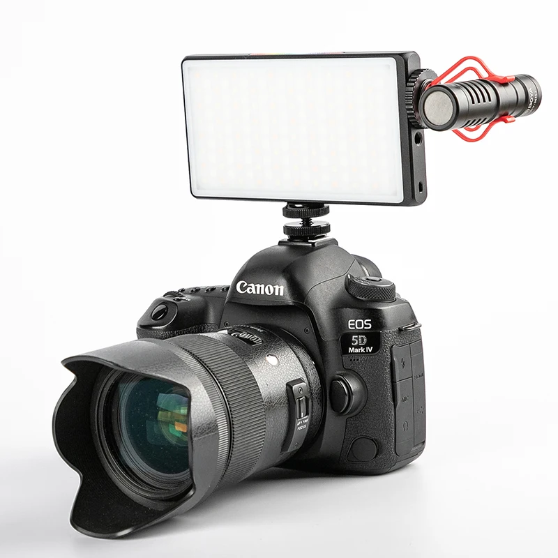 Полноцветный RGB светодиодный светильник для видео приглушаемый освещение камеры