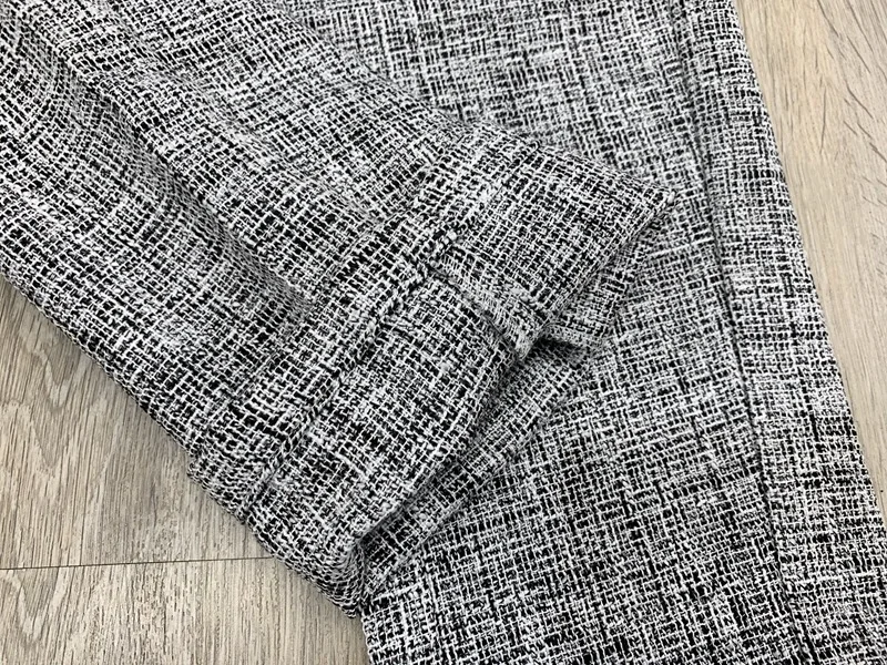 

2020 Wild Stylish Women Linen tweed pants casual ankle-length ladies trousers