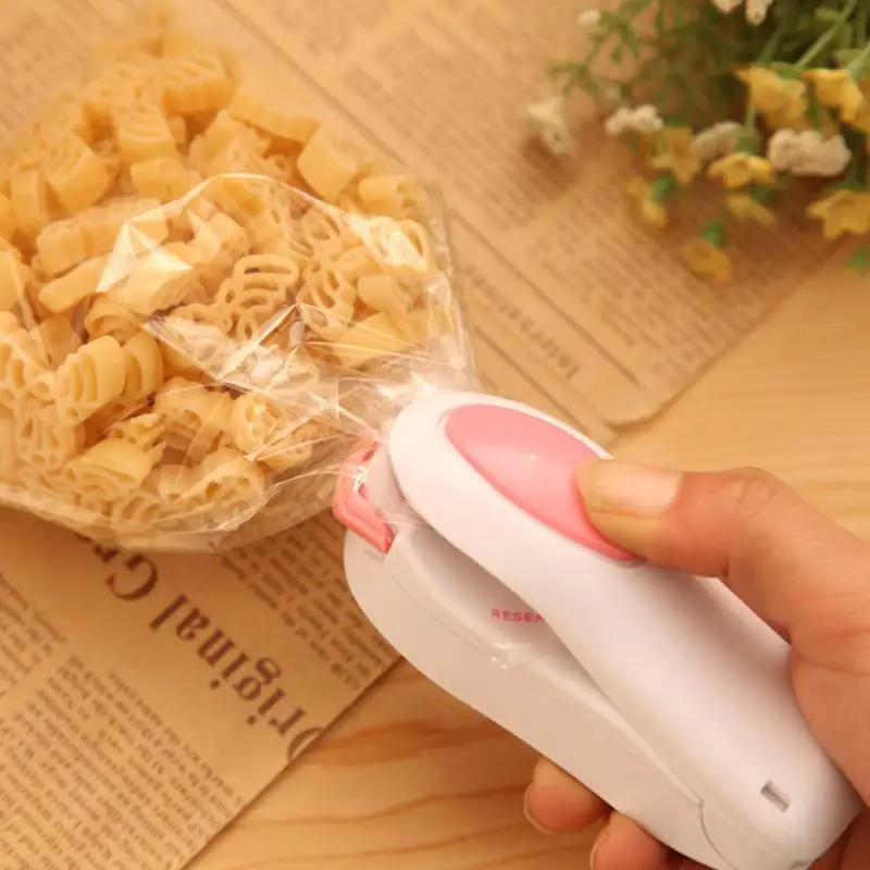 

Food Packaging Sealing Machine Food Clip Heat Sealing Machine Mini Heat Sealer Kitchen Storage Bag Clips Kitchen Accessories