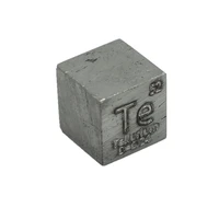 tellurium metal 10mm density cube 99 99 pure for element collection te collection display diy hand made