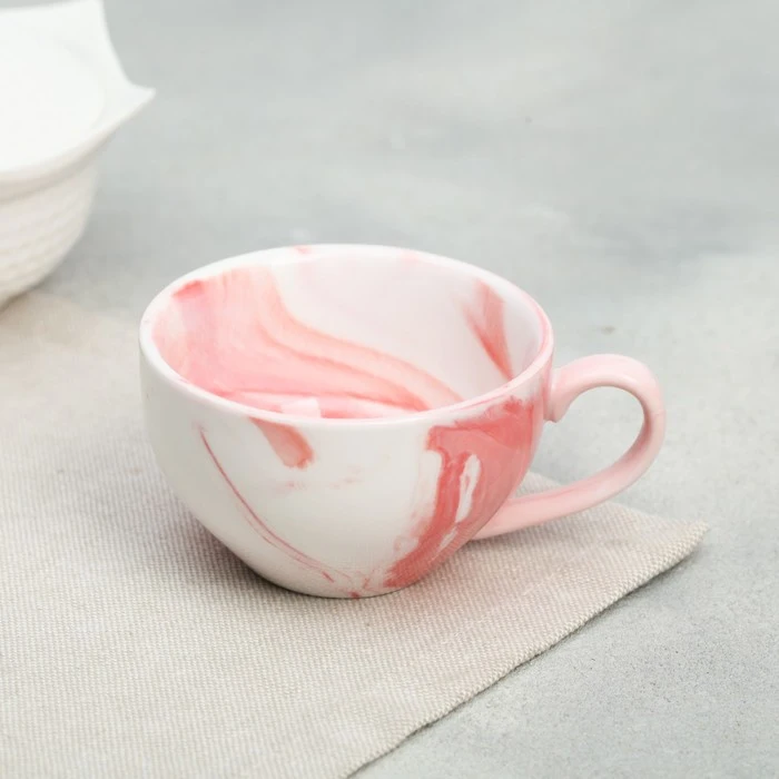 Gift set &quotBeloved Mom": 120 ml mug saucer Kitchen supplies Teaware Sets Dining Bar Home Garden | Дом и сад