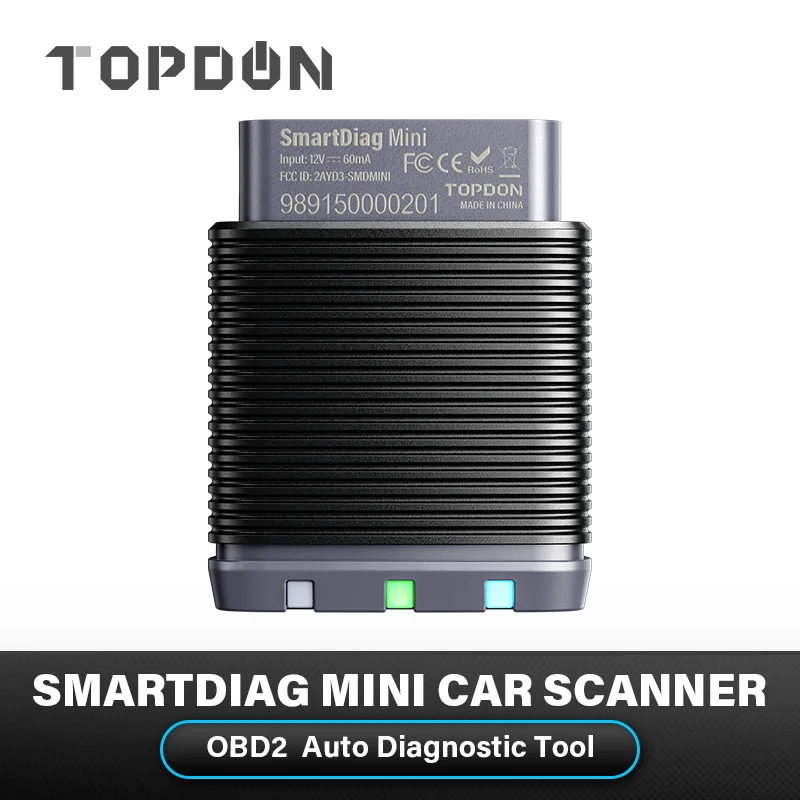 OBD2 сканер TOPDON Smartdiag Мини Bluetooth автомобильный диагностический инструмент
