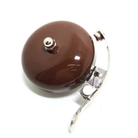 q1065 bicycle retro english bell ringing bell aluminum silver coffee brown bike bell vintage wholesale