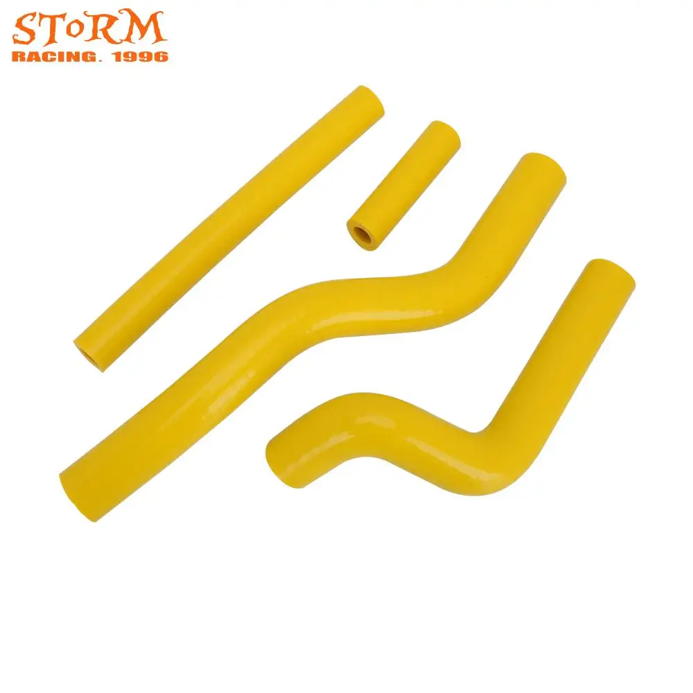 Желтый силиконовый радиатор для мотоцикла водонагреватель охлаждающий водяной