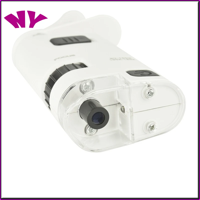 

80-120X Zoom Handheld Microscope LED Light Jewelry Magnifier Lens Loupe Mini Pocket Magnifying Glass Mobile Phone Clip Magnifi