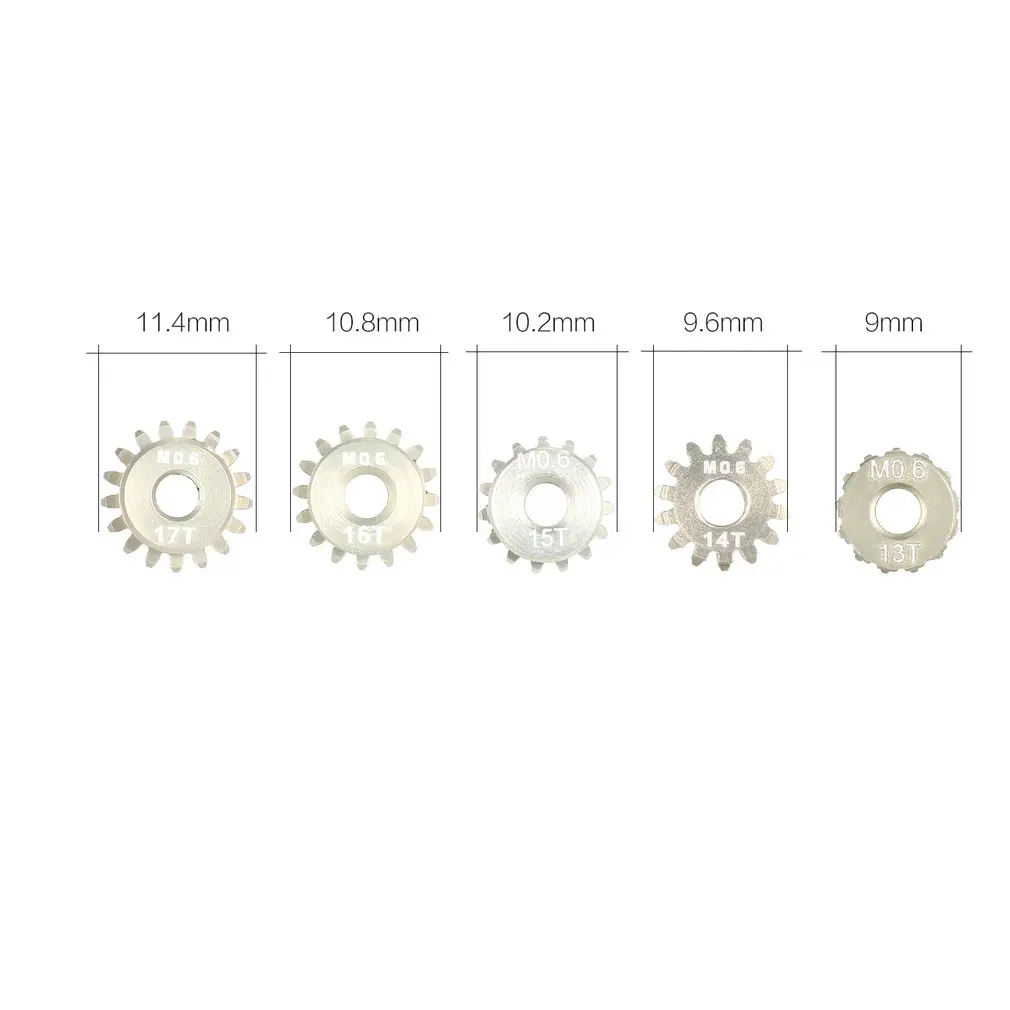 

Hight Quality Aluminum 7075 48DP 3.175mm 16T 17T 18T 19T 20T Pinion Motor Gear for 1/10 RC Car Brushed Brushless Motor