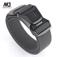 medyla elastic tactical belt high strength elastic fiber metal buckle sports belt adjustable length outdoor sports accessories