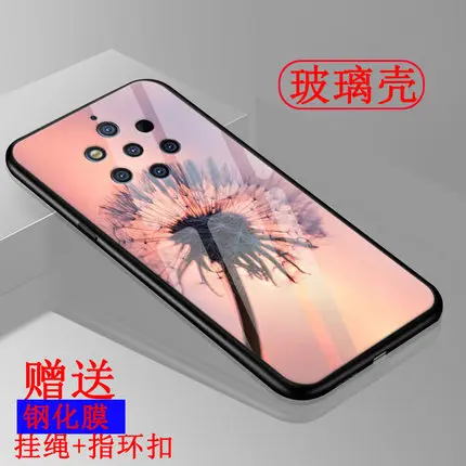 Чехол для Nokia 9 PureView, звездная звезда, закаленное стекло, жесткий чехол для телефона, для Nokia 9, чистый вид, стеклянная оболочка, Nokia9 PureView, сумка - Цвет: A11
