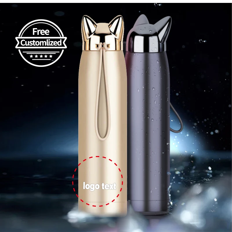 320 мл милый набор кастрюль с двойными стенками бутылка для воды