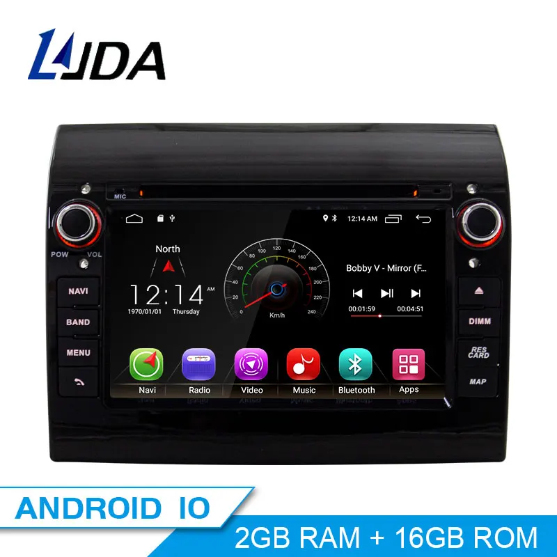 Автомобильный DVD плеер на Android 10 0 для Fiat Ducato 2009 2010 2011 2012 2013 2014 2015 Citroen Jumper Peugeot Boxer 1 Din