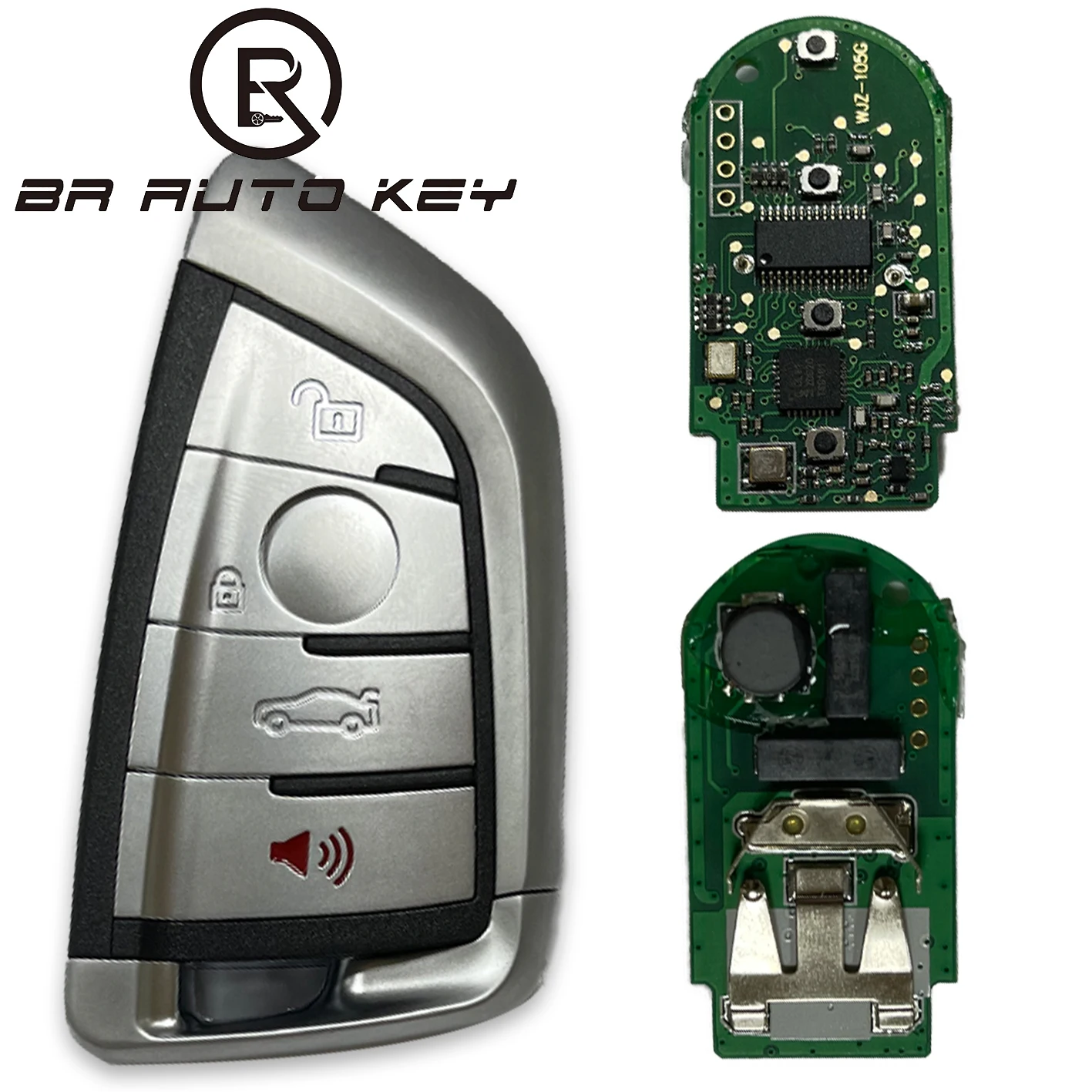 Smart 4 Button 315 /433 /868MHZ pcf7953P Remote Key Keyless Entry fob for BMW F FEM CAS4 5 7 Series X5 X6 2014 2015 2016 2017