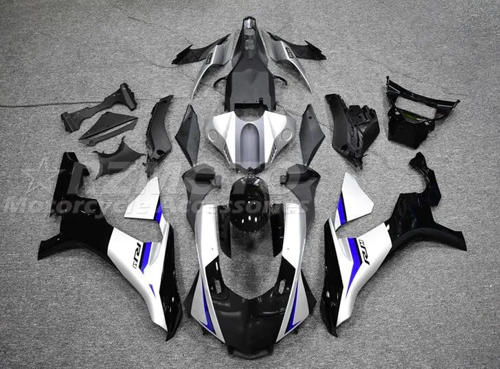 

Комплект обтекателей для мотоцикла, новинка, ABS инъекция, подходит для YAMAHA YZF-R1 2015 2016 2017 2018 15 16 17 18 r1, черный, серебристый корпус