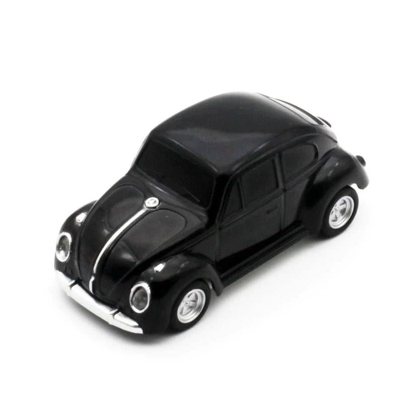 JASTER Новая Beetle модель автомобиля Флешка 4 ГБ 8 ГБ 16 ГБ 32 ГБ 64 Гб USB флеш-накопитель карта памяти, Флеш накопитель в подарок U диск - Цвет: Black