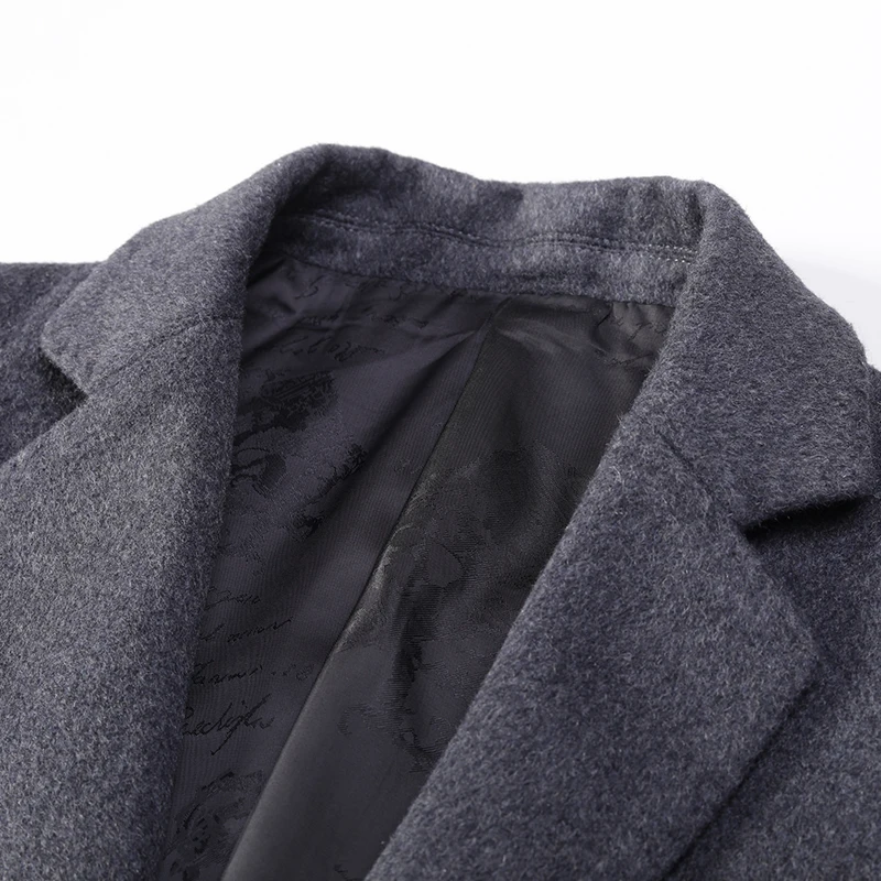 Новое поступление зимнее высококачественное шерстяное длинное пальто BATMO для