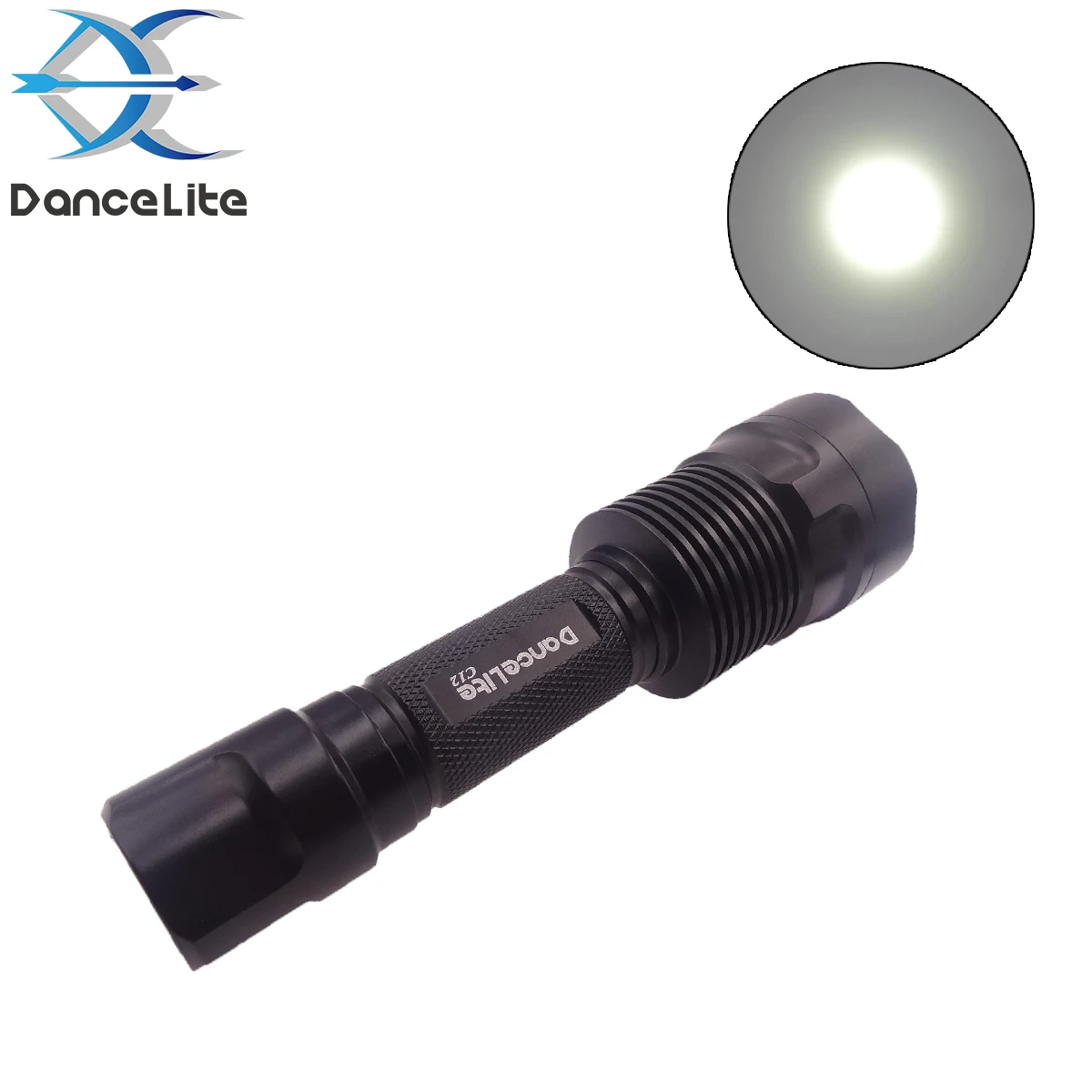 Мощный DanceLite C12 XP L Hi V3 1800LM 1 MODE (вкл/выкл) Светодиодный фонарь для охоты тактический