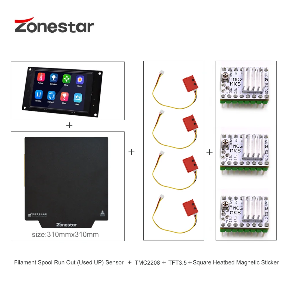 

ZONESTAR Z9M4 TFT-LCD TMC2208