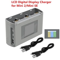 mini 2 two way charging hub charge multiple batteries with color lcd digital display charger for dji mavic mini semini 2 batter
