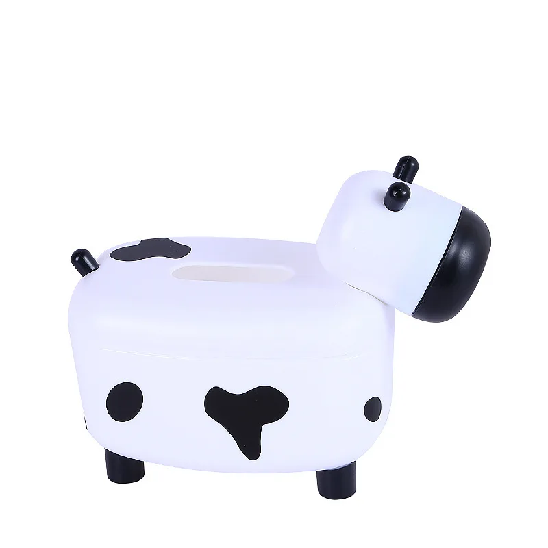 

Cute Dual Purpose Calf-shaped Tissue Box Toothpick Box Creative Living Room Dining Room Office Desktop Tissue Box Paper Boxs