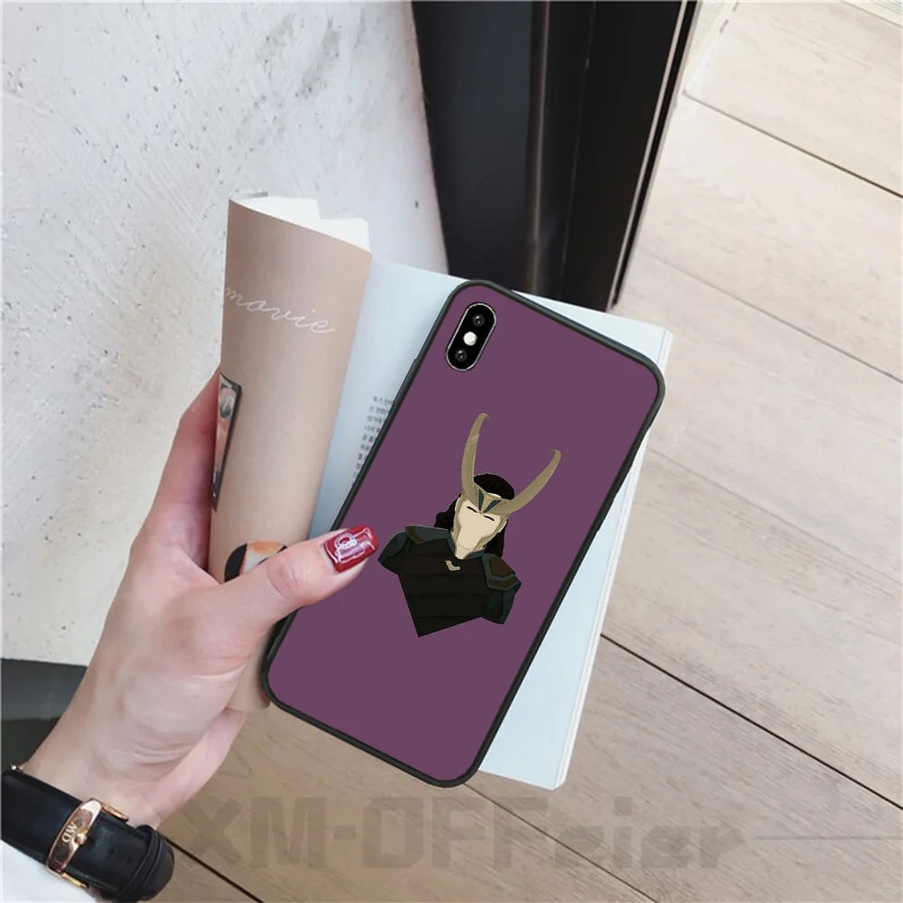 BaweiTE Coque Marvel Hero Loki DIY Printing Phone Case cover Shell for iPhone 11 pro XS MAX 8 7 6 6S Plus X 5 5S SE XR | Мобильные