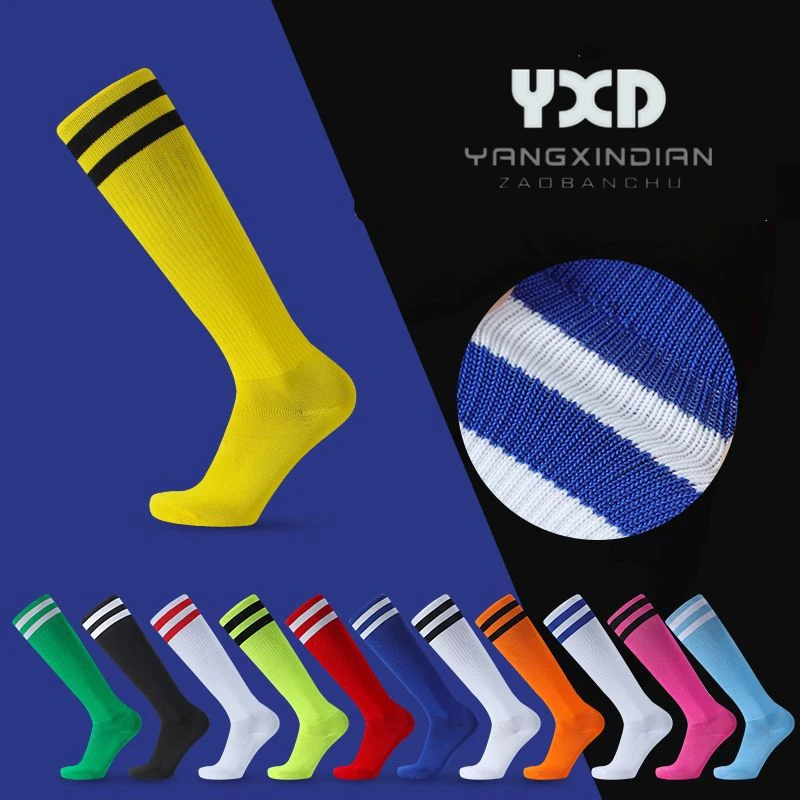 

3 Pairs/New Men's Cycling Socks Men Thin Striped Football Sports Socks Man Wicking Comfort Breathable Antiskid High Socks Male