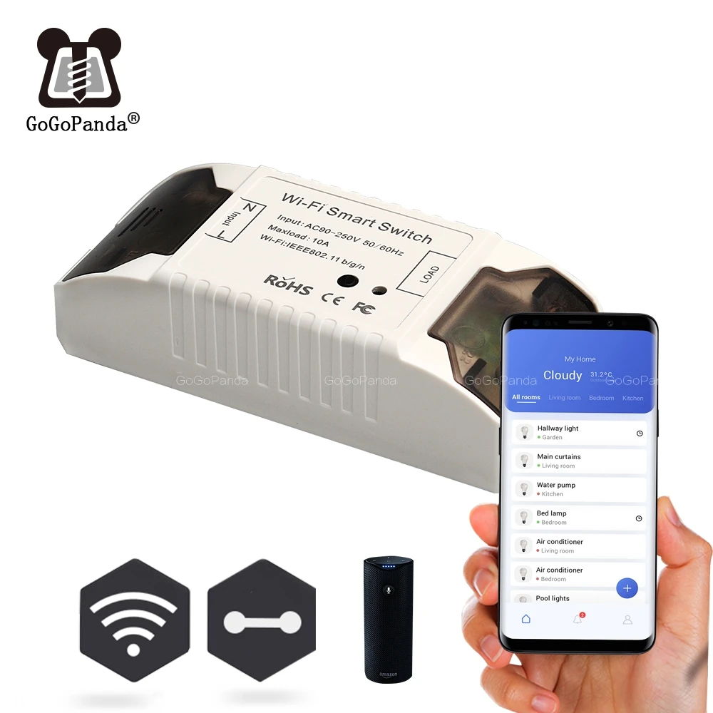 US Wifi приложение пульт дистанционного управления Тип настенный светильник