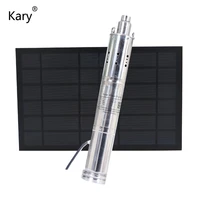 kary 120m max lift 24 volt dc brushless submersible solar water pump for agriculture s243t 120