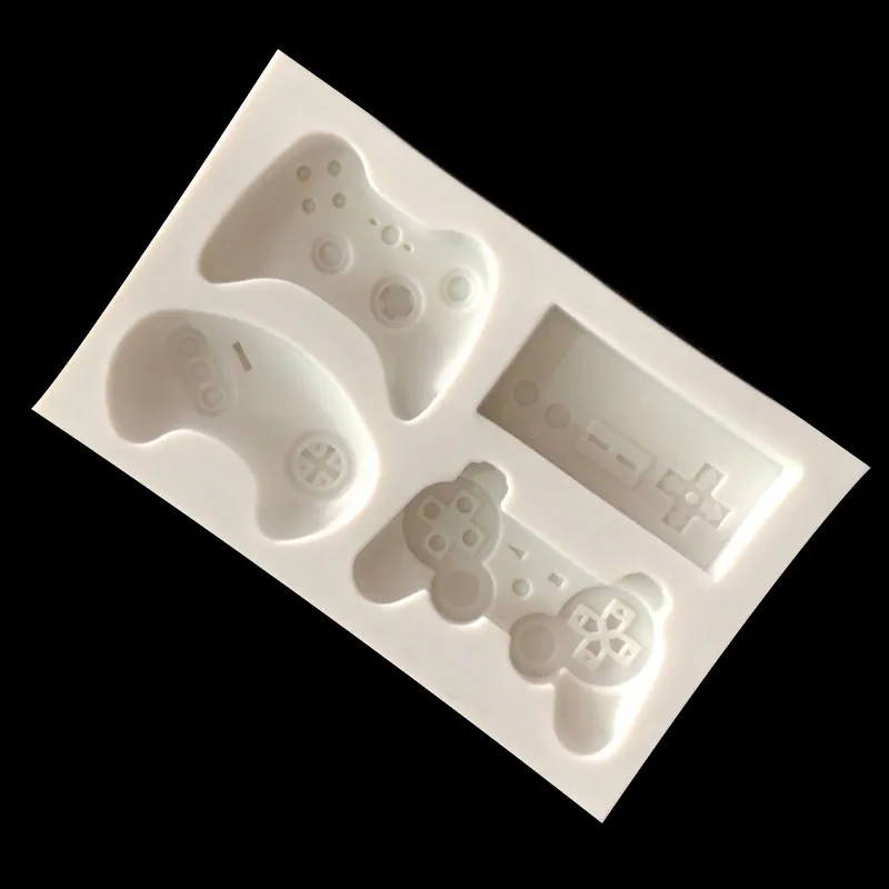 

New Game Console Game Handle Racing Remote Control Modeling Silicone Mold Fondant Tool Cake Mold Chocolate Molds Silicone
