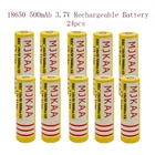 18650 24 шт. 100% оригинальный новый BRC 18650 5000 мАч 3,7 в литий-ионная аккумуляторная батарея литиевые батареи для фонарика лазерной ручки и т. Д.