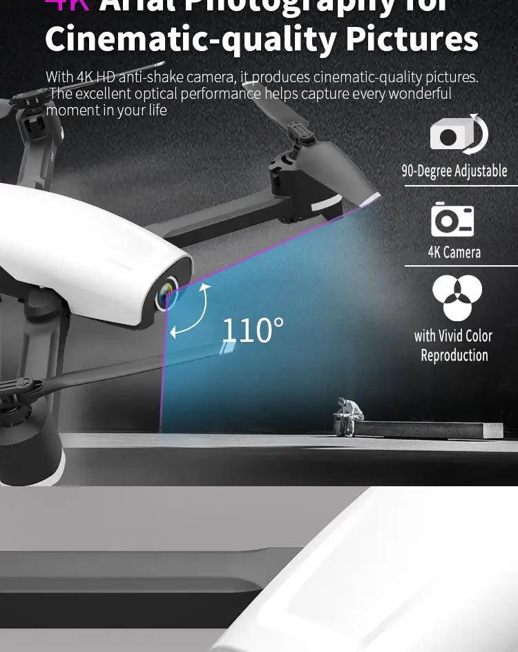 

G05 GPS Drone 4K HD Folding Four Axis Aircraft 5G Professional Aerial RC Aircraft Long Endurance