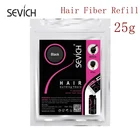 Порошок для наращивания волос Sevich с кератином, средство для выпадения волос, филировка, утолщение, спрей для волос, аппликатор, 25 г, сменный