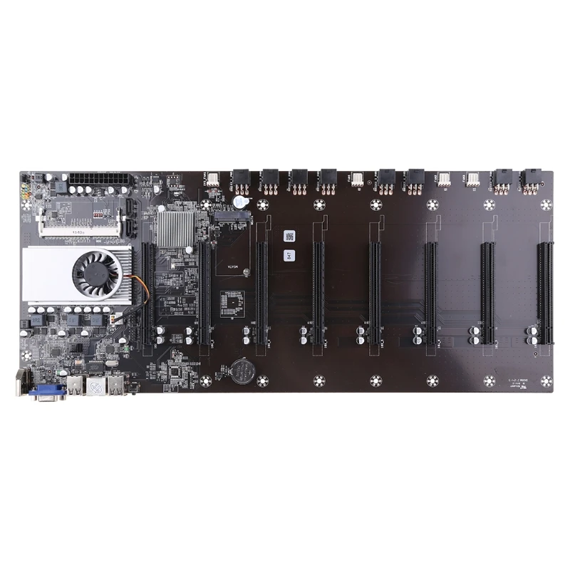 Абсолютно Новый встроенный процессор 1037U HM77 чипсет VGA HDMI 8-GPU Биткоин Материнские