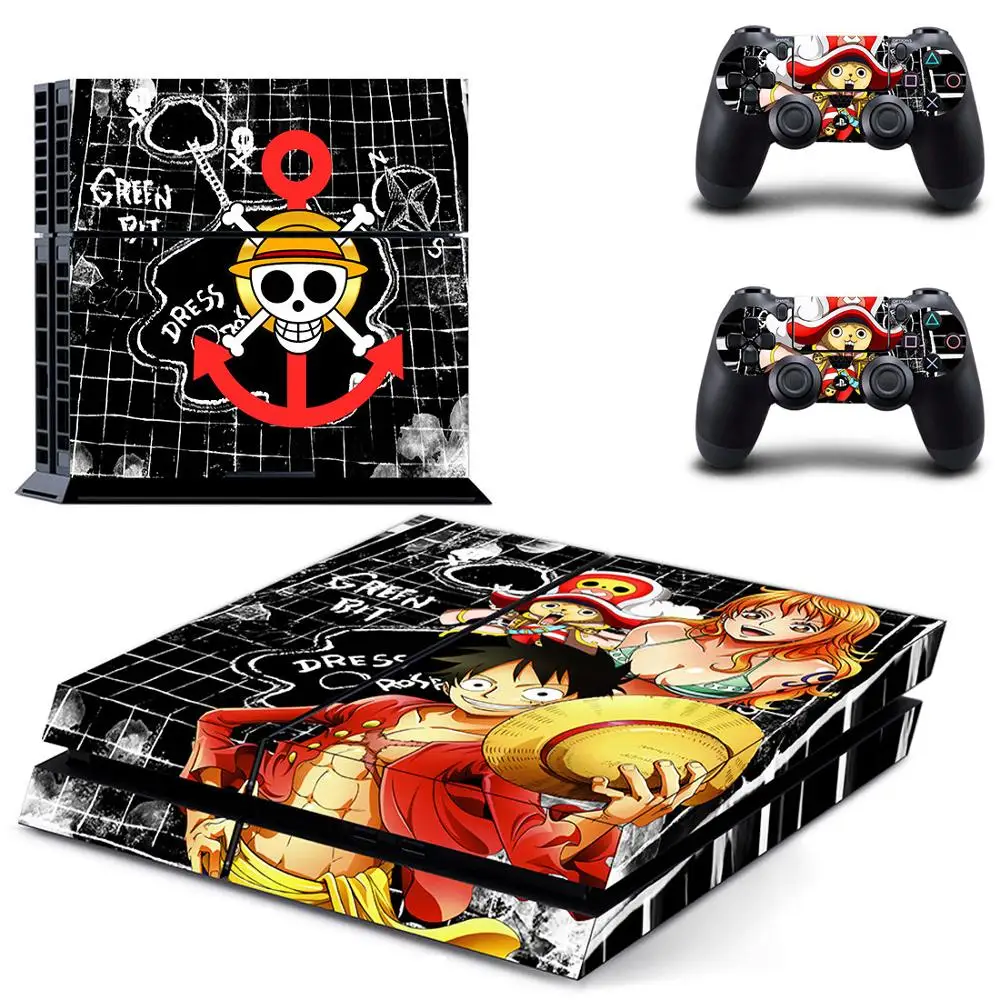 Цельный стикер Luffy для PS4 s Play station 4 Skin PS стикеры наклейки PlayStation консоли и
