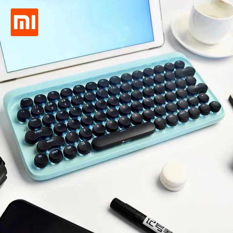 Механическая клавиатура Xiaomi LOFREE Dot Bluetooth с широкой зеленой осью 79 клавишная