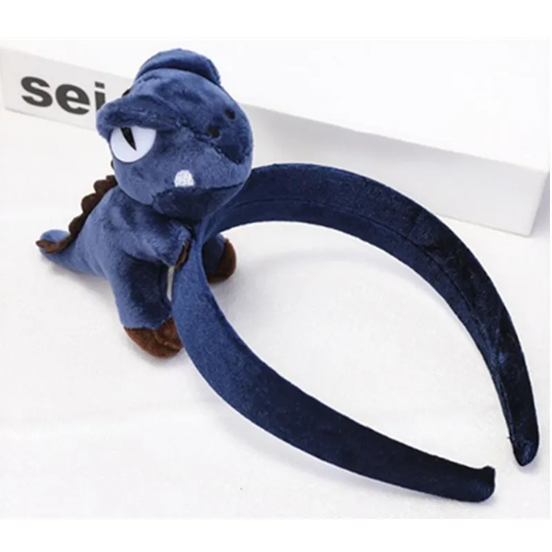 

Cute Dinosaur Hairband for Girls Hair Accessories Solid Velvet Headband Kids Headwear Animal Head Band Women Headbands Hairband