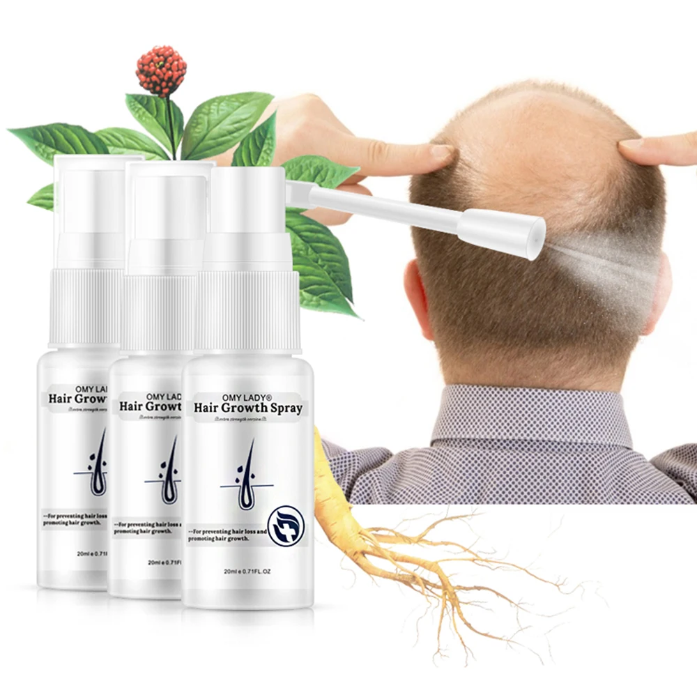 Спрей для роста волос против выпадения эфирное масло жидкий Уход за волосами