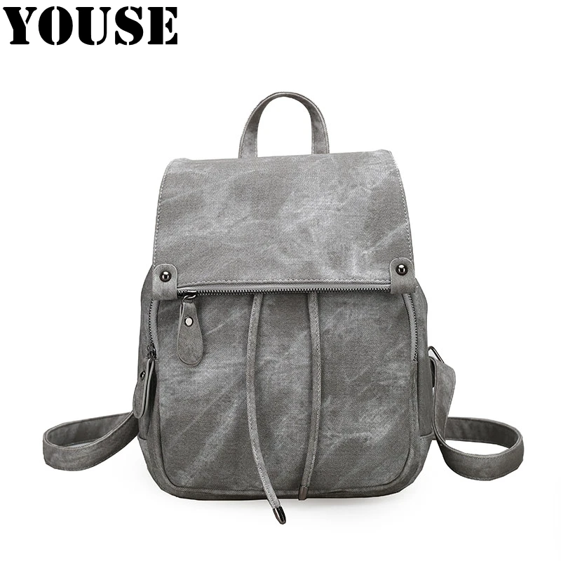 YOUSE бренд 2020 новый рюкзак в студенческом стиле Модные трендовые женские сумки