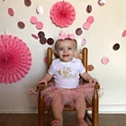 Детский праздвечерние чный костюм с юбкой-пачкой I'm Onederful, розовый наряд для девочек на день рождения, на возраст 0-12 месяцев