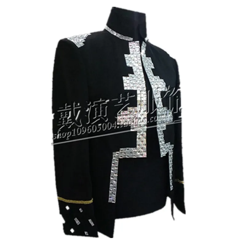 S-6XL! Сценическая одежда индивидуального размера новая мужская с блестками