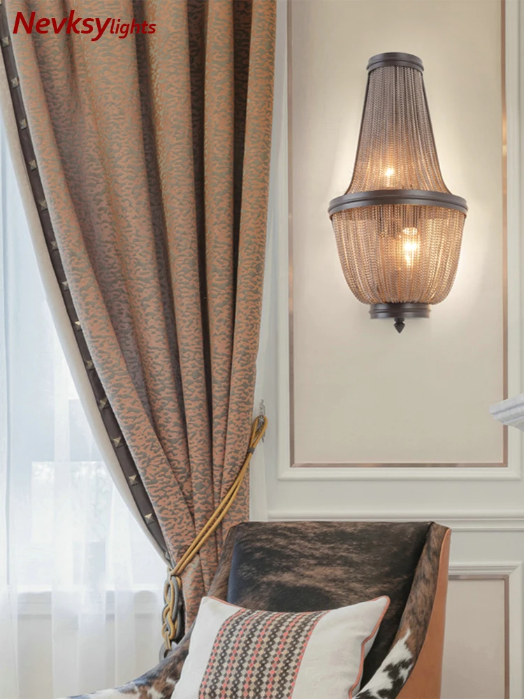 Современная серебристная бра декоративные настенные светильники для гостиной