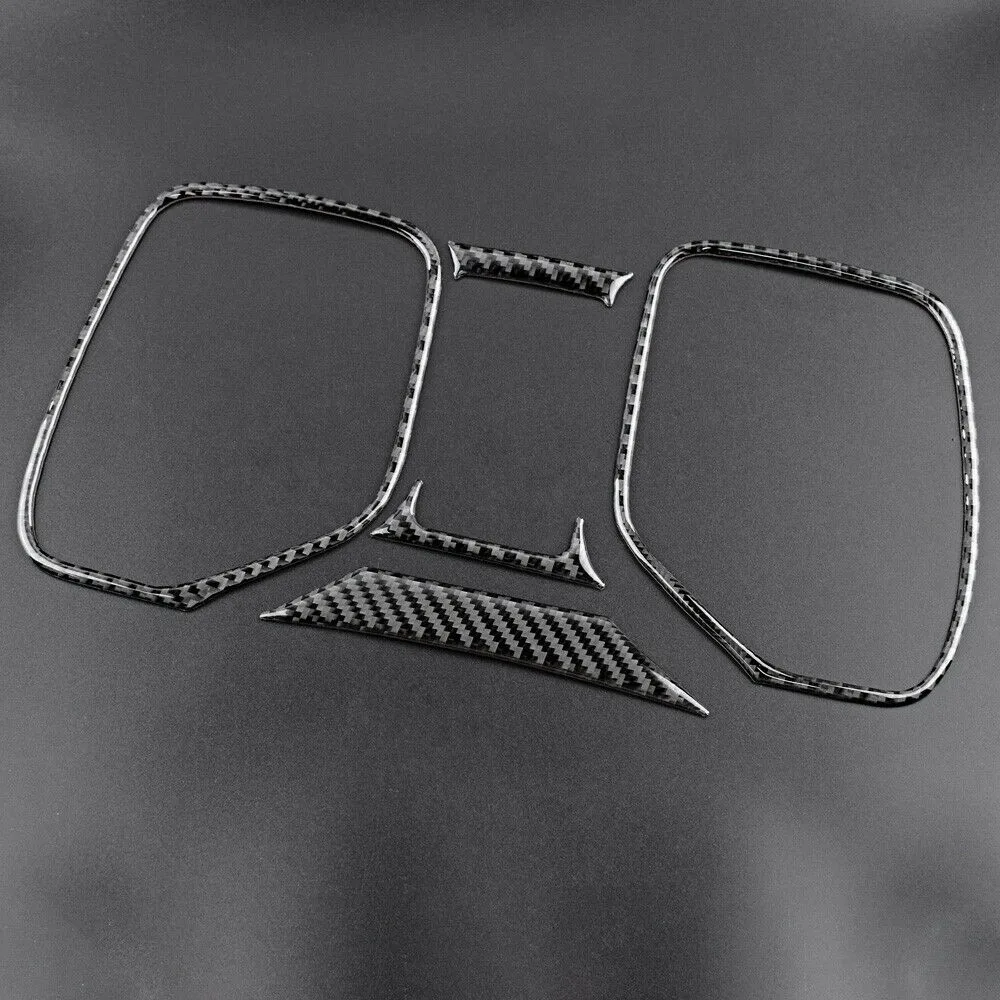 

Sticker Cover Trim 5PCS Accessories Carbon Fiber Decoration For Chevrolet Camaro