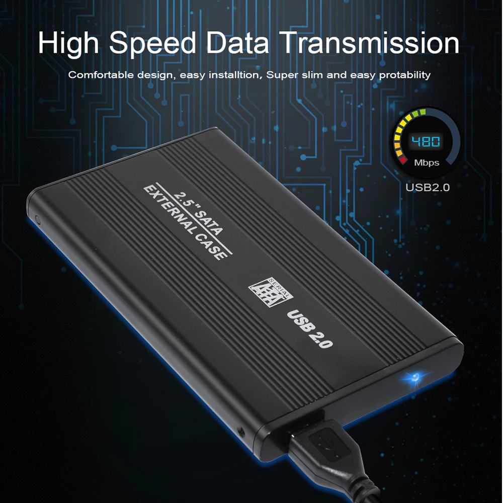 Корпус для жесткого диска DeepFox 2 5 дюйма SATA SSD чехол ноутбука Windows/Mac | Компьютеры и