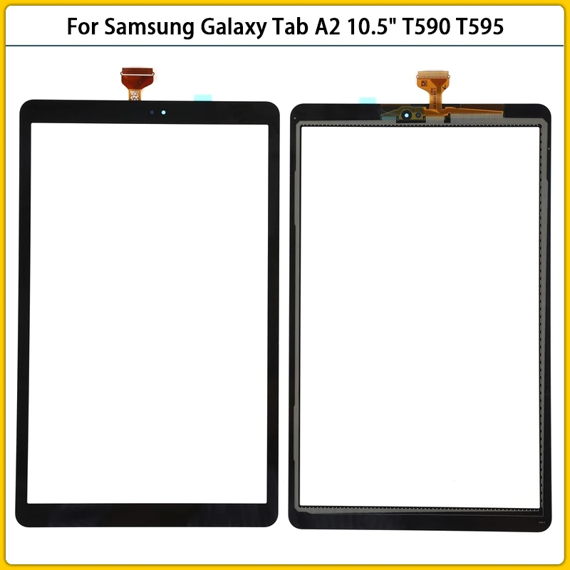 

10PCS New T590 Touchscreen For Samsung Galaxy Tab A2 10.5" SM-T590 T595 Touch Screen Panel Digitizer Sensor LCD Front Glass